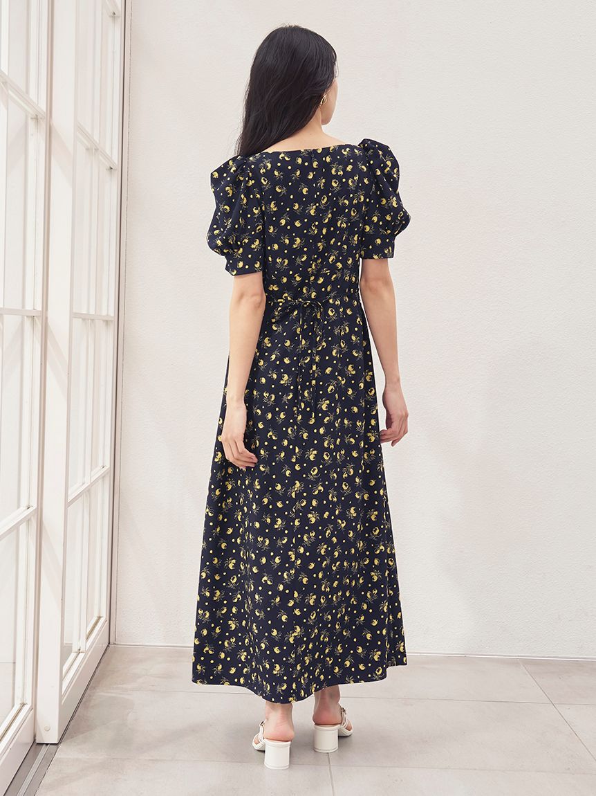 SNIDEL「【販路限定サイズあり】Sustainableフルーツプリントワンピース」|ワンピース|