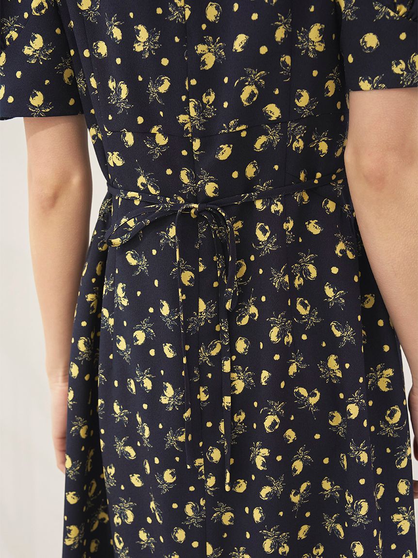 SNIDEL「【販路限定サイズあり】Sustainableフルーツプリントワンピース」|ワンピース|