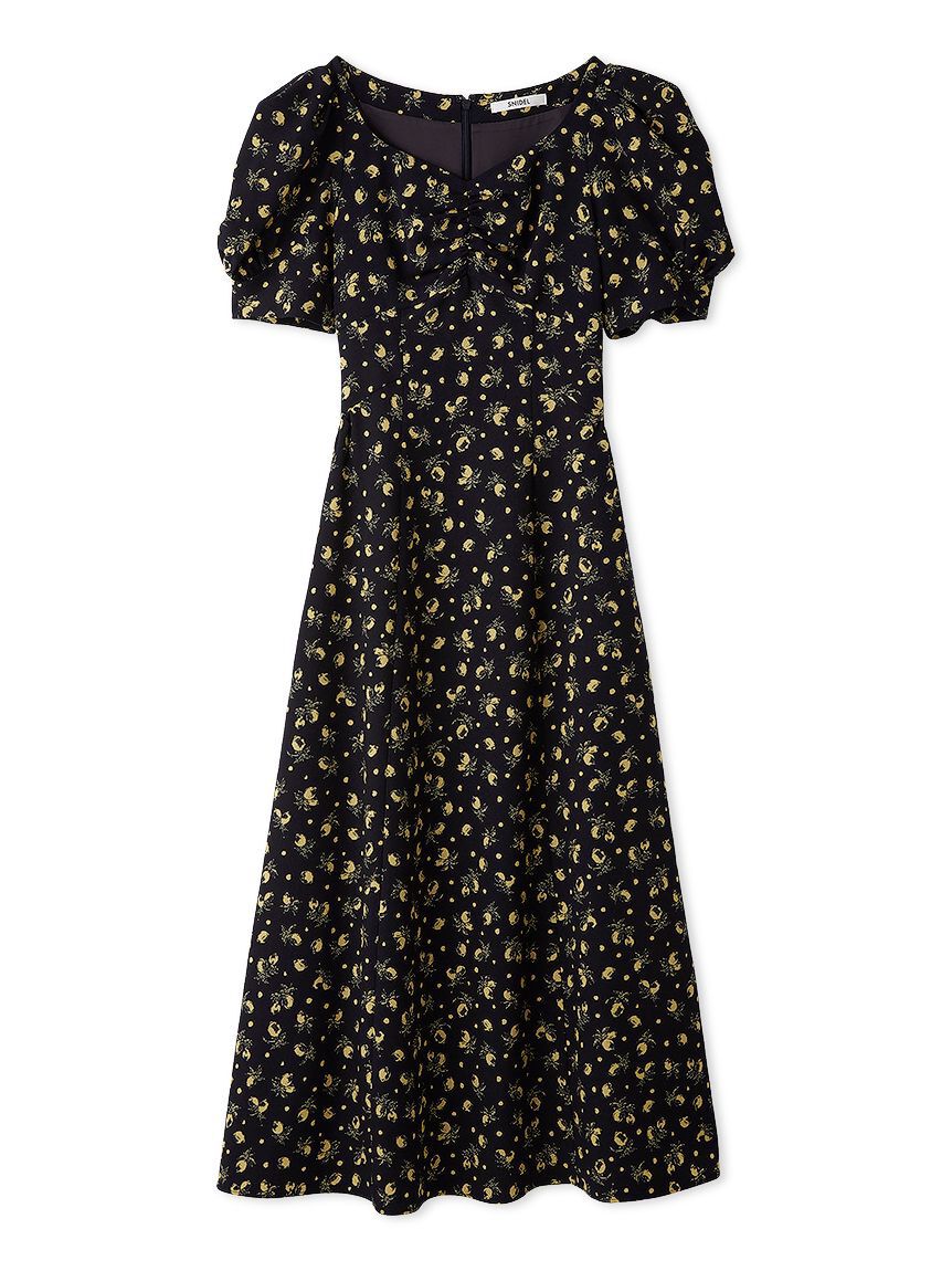 SNIDEL「【販路限定サイズあり】Sustainableフルーツプリントワンピース」|ワンピース|