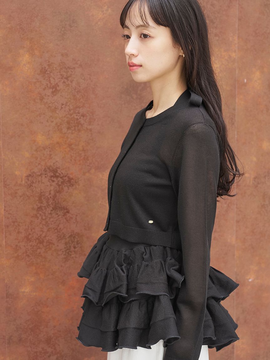 SNIDEL「ベーシックコンパクトシアーカーディガン」|カーディガン|