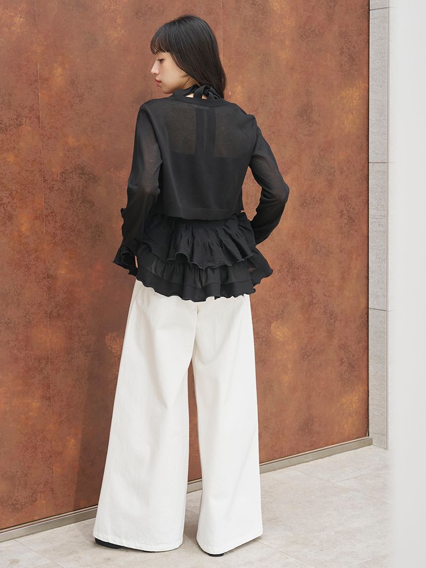 SNIDEL「ベーシックコンパクトシアーカーディガン」|カーディガン|