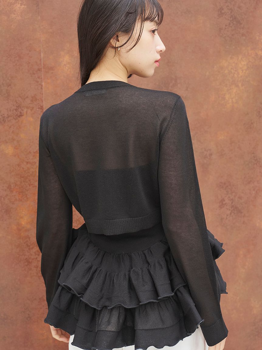 SNIDEL「ベーシックコンパクトシアーカーディガン」|カーディガン|