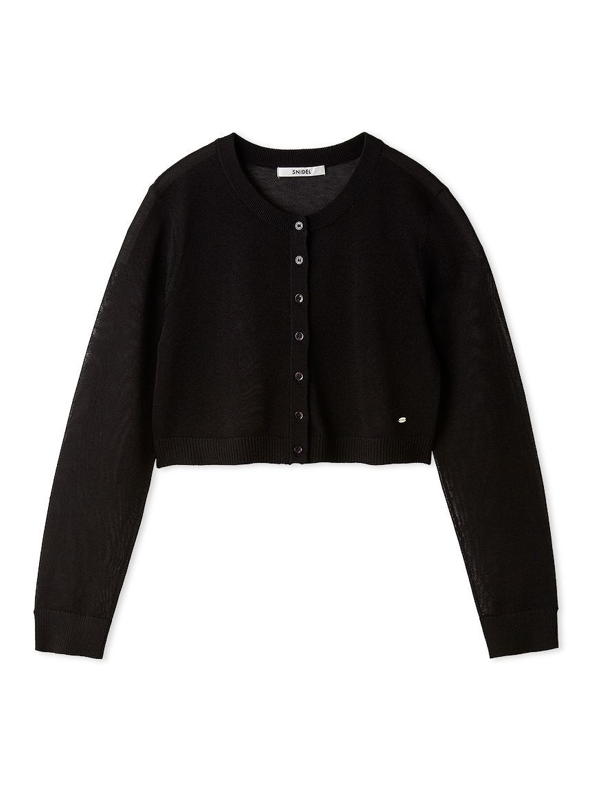 SNIDEL「ベーシックコンパクトシアーカーディガン」|カーディガン|