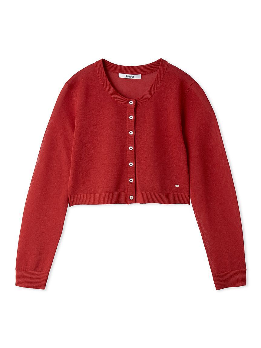 SNIDEL「ベーシックコンパクトシアーカーディガン」|カーディガン|