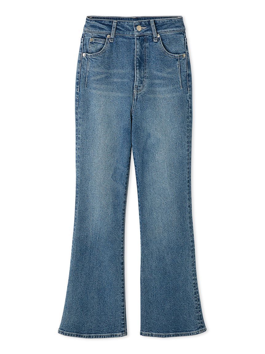 SNIDEL「【STYLE UP PANTS】フレアデニム」|デニム|