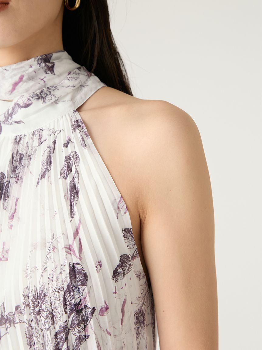 FRAY I.D「2wayプリーツホルターネックワンピース」|ワンピース|