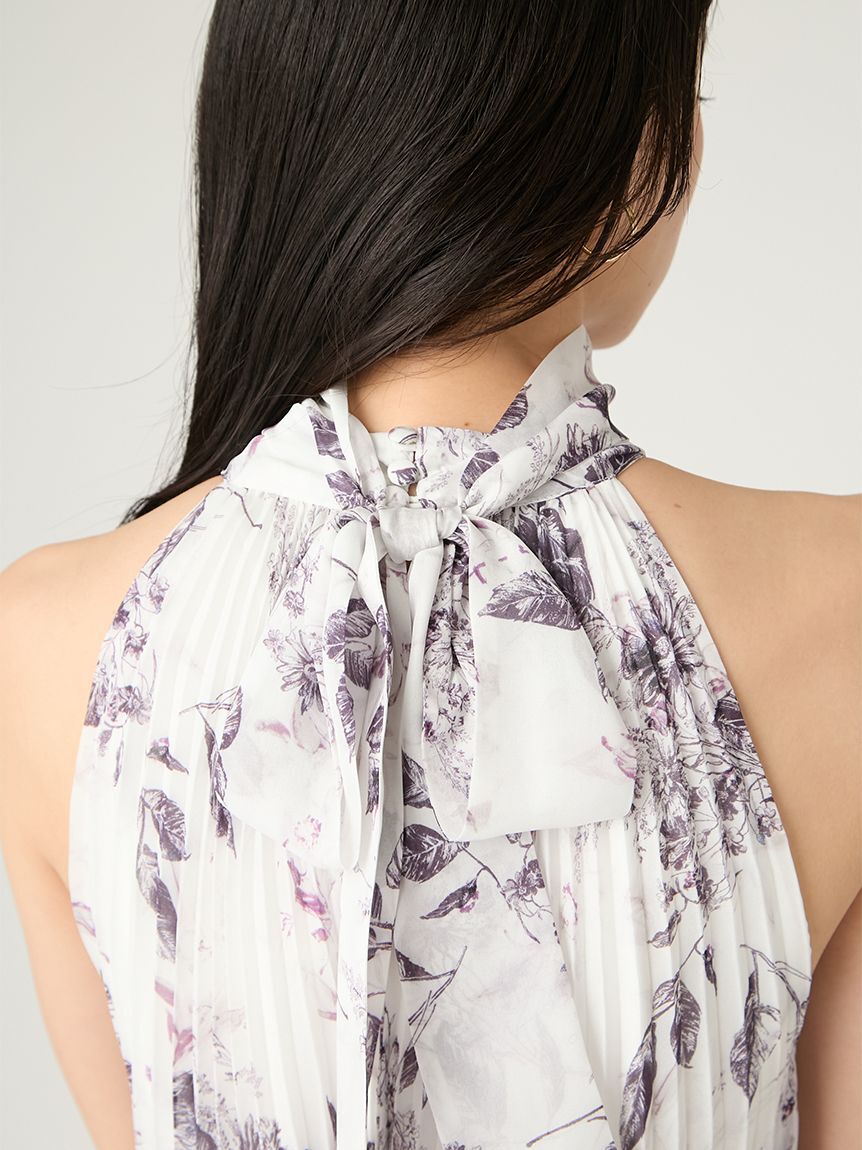 FRAY I.D「2wayプリーツホルターネックワンピース」|ワンピース|