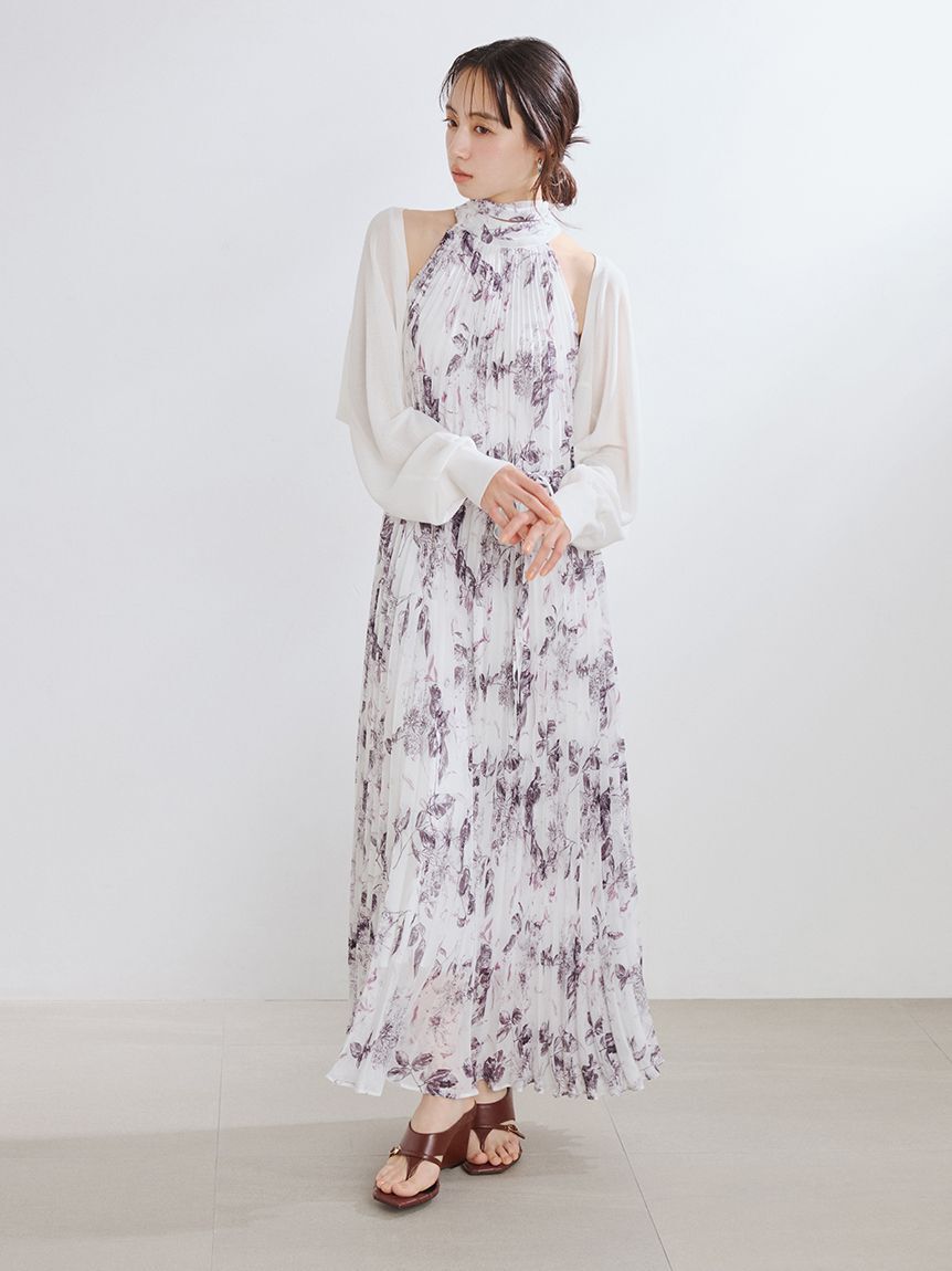 FRAY I.D「2wayプリーツホルターネックワンピース」|ワンピース|