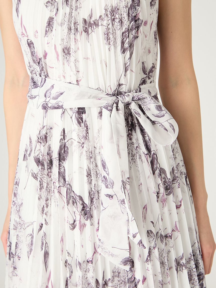 FRAY I.D「2wayプリーツホルターネックワンピース」|ワンピース|