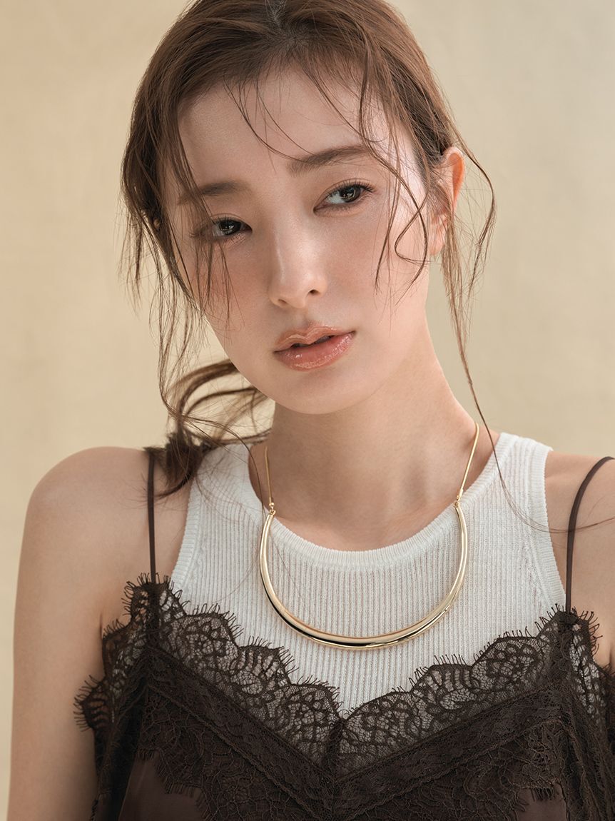 FRAY I.D「メタルチョーカーネックレス」|ネックレス|GLD