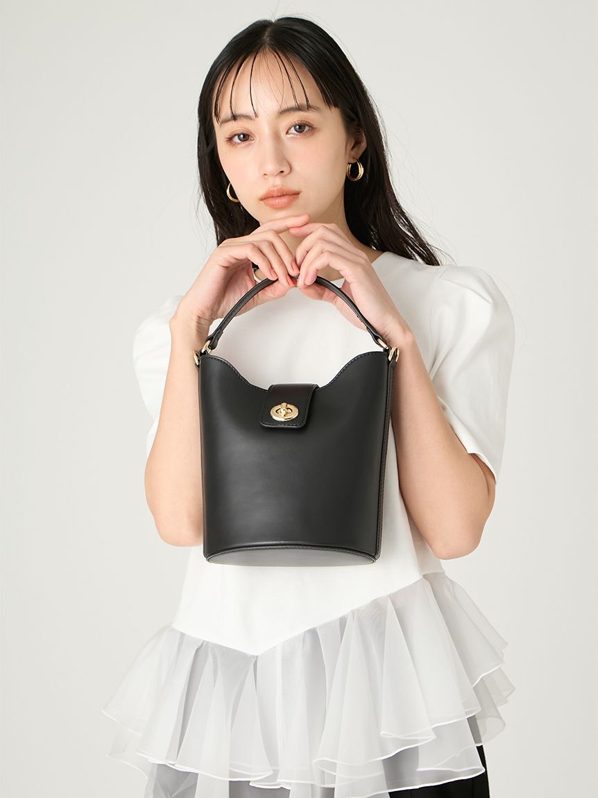 FRAY I.D「レザーバスケットバッグ」|ハンドバッグ|