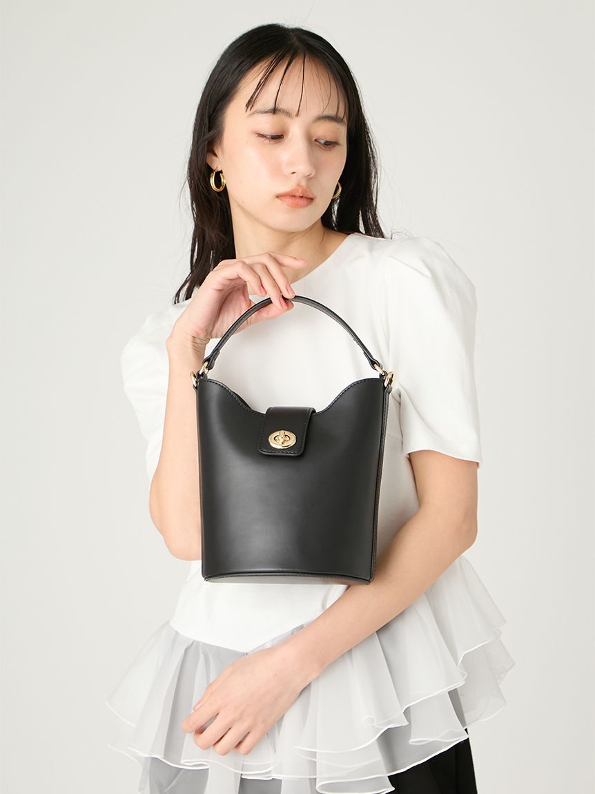 FRAY I.D「レザーバスケットバッグ」|ハンドバッグ|