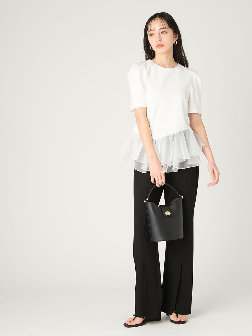 FRAY I.D「レザーバスケットバッグ」|ハンドバッグ|