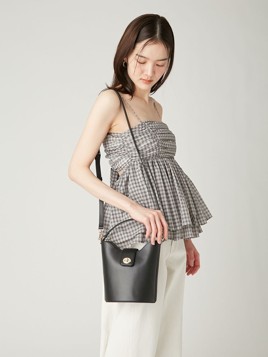 FRAY I.D「レザーバスケットバッグ」|ハンドバッグ|