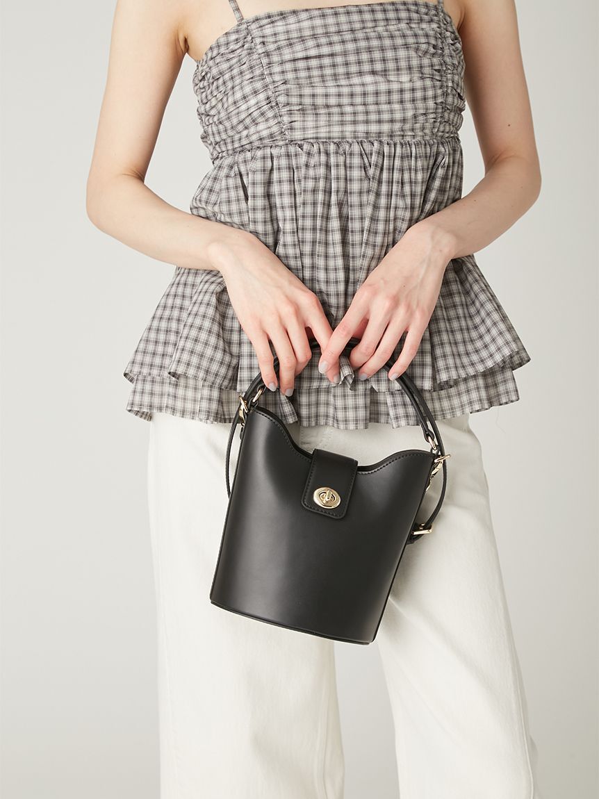 FRAY I.D「レザーバスケットバッグ」|ハンドバッグ|