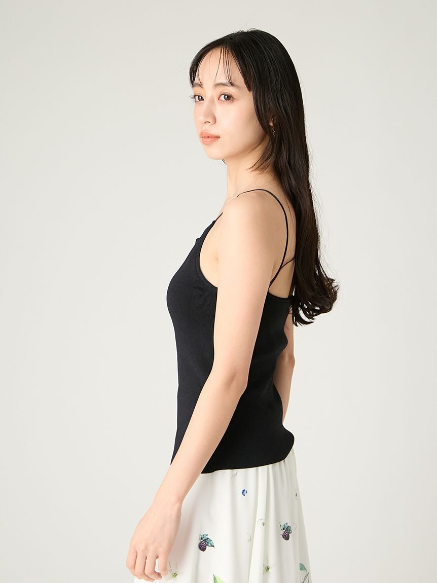 FRAY I.D「カップインリブニットキャミソール」|キャミソール|