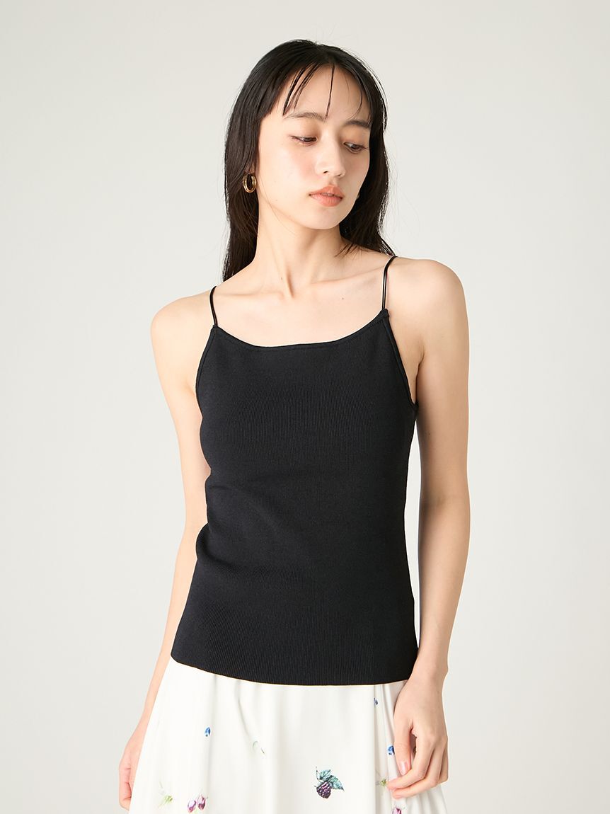 FRAY I.D「カップインリブニットキャミソール」|キャミソール|