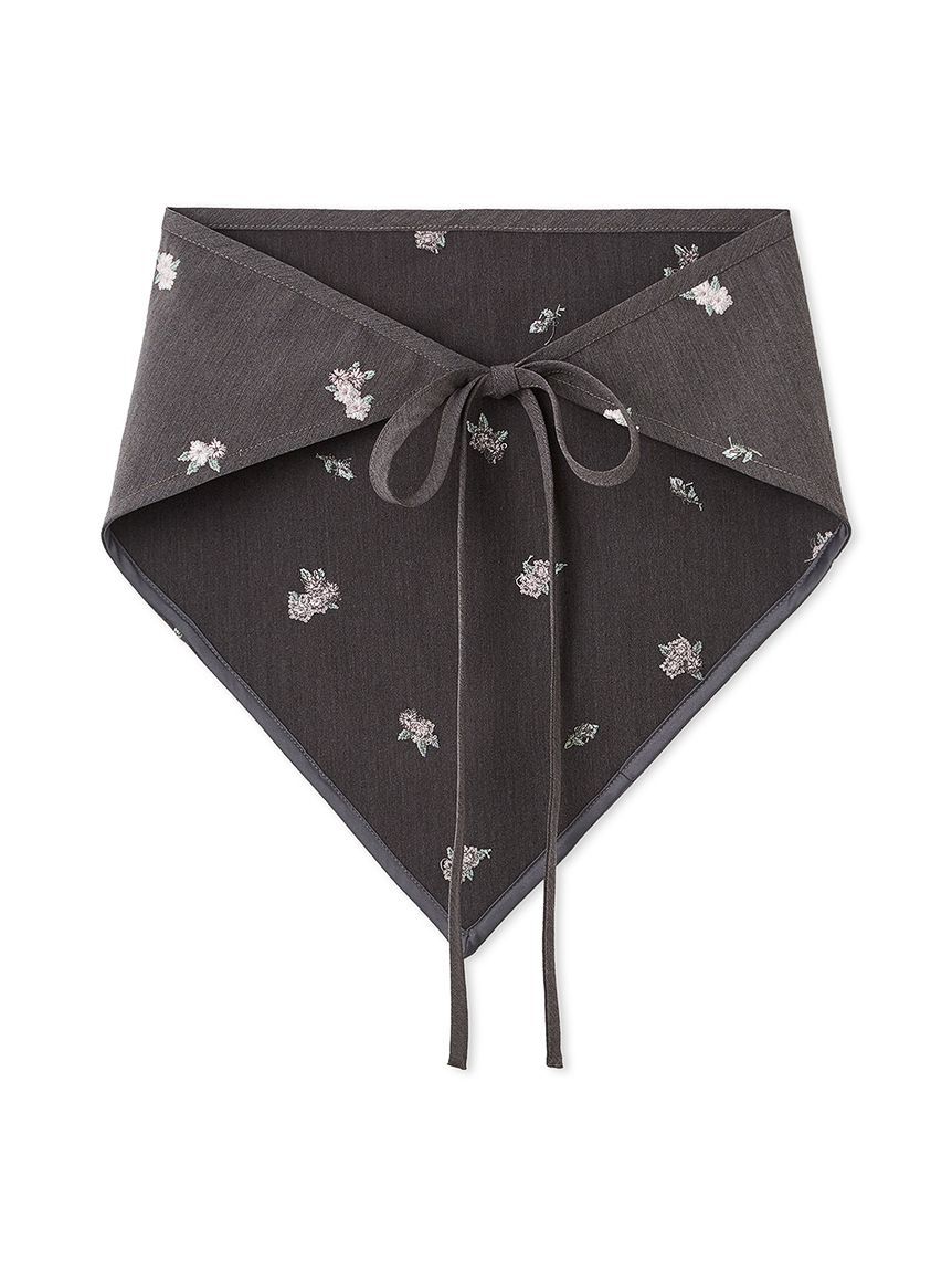 LILY BROWN「【LILY BROWN&times;KEITA MARUYAMA】エンブロイダリートライアングルスカーフ」|バンダナ・スカーフ|