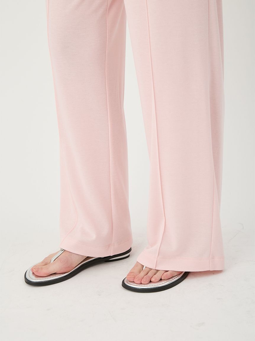 LILY BROWN「【LUMISHADE】カットロングパンツ」|チノ|