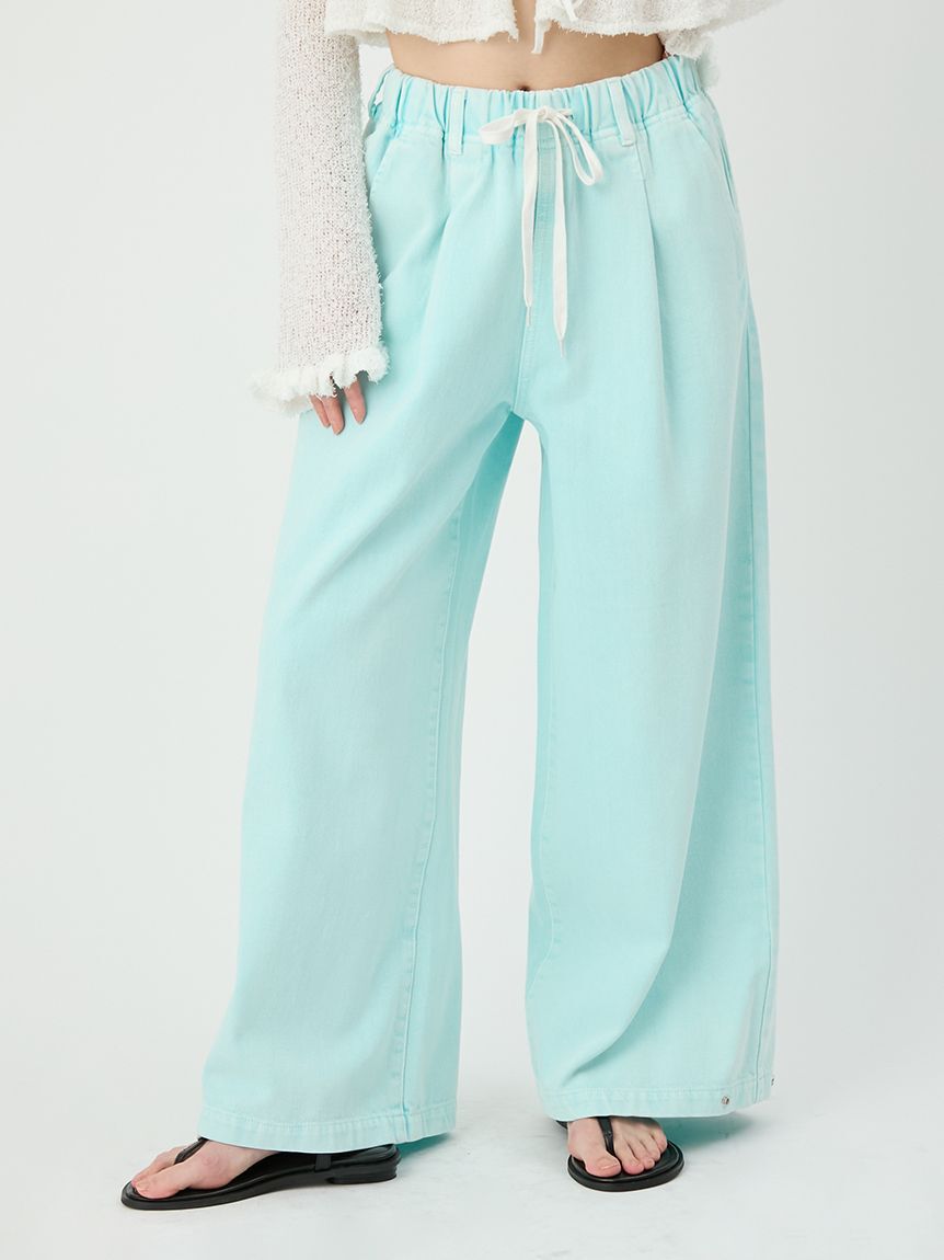 LILY BROWN「ワイドレッグリラックスデニムパンツ」|デニム|SKY