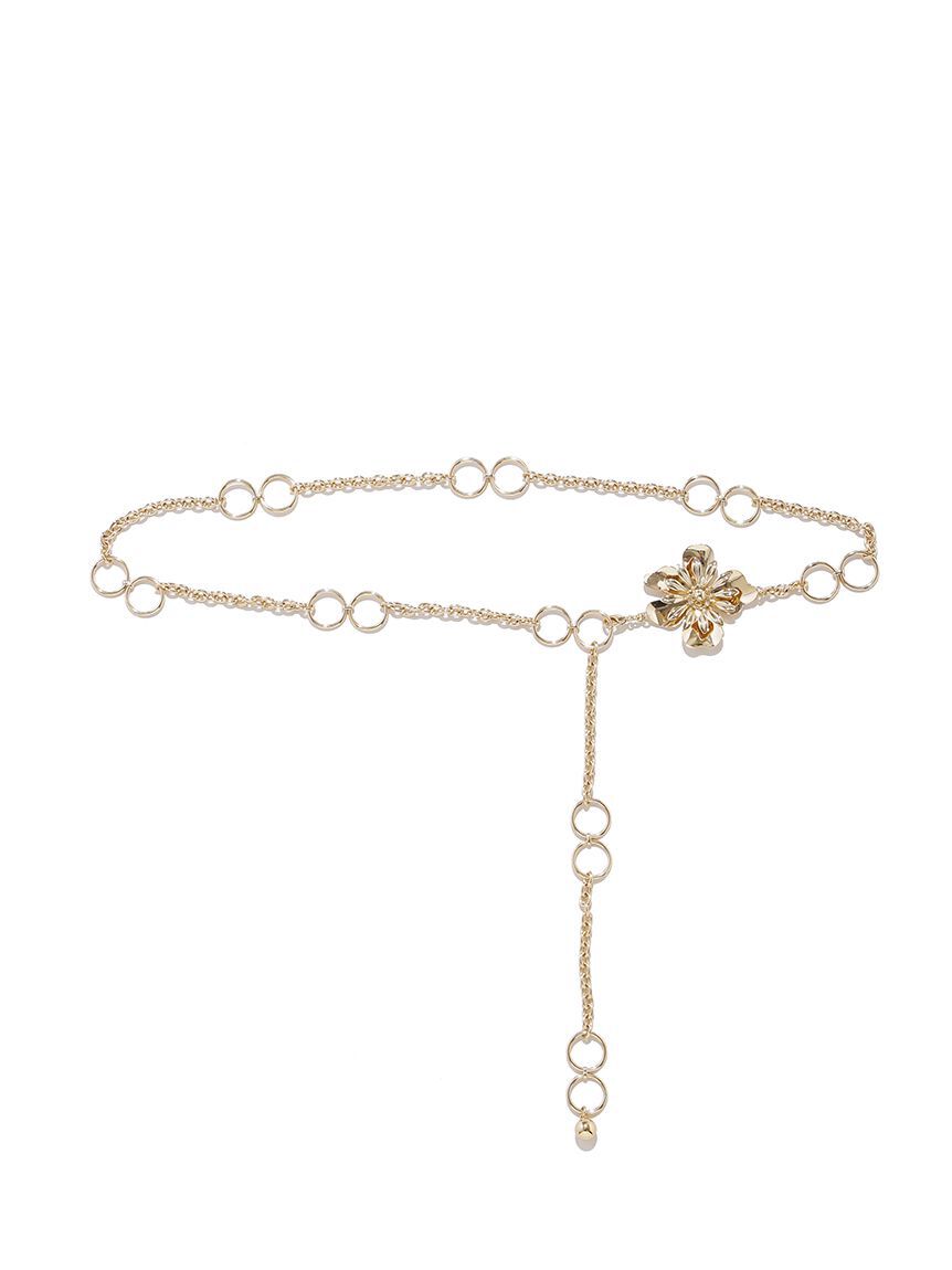LILY BROWN「メタルフラワーチェーンベルト」|ベルト|