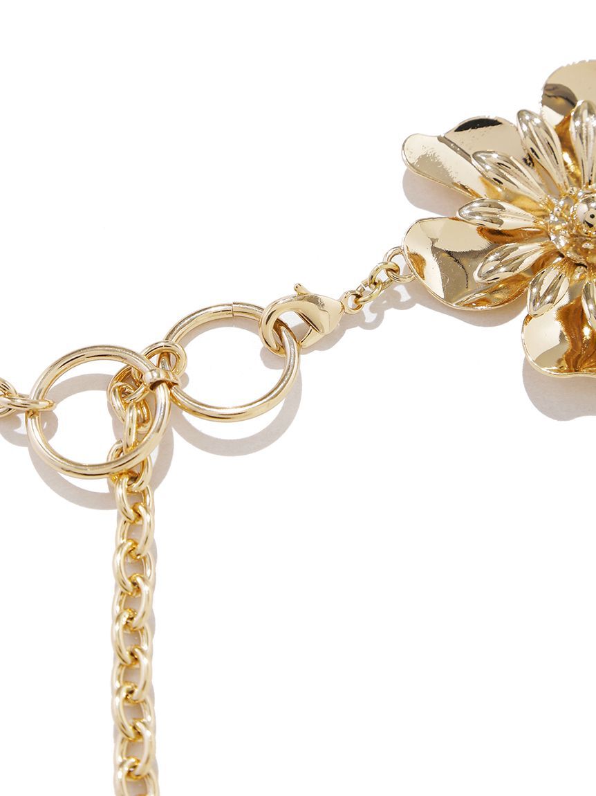 LILY BROWN「メタルフラワーチェーンベルト」|ベルト|