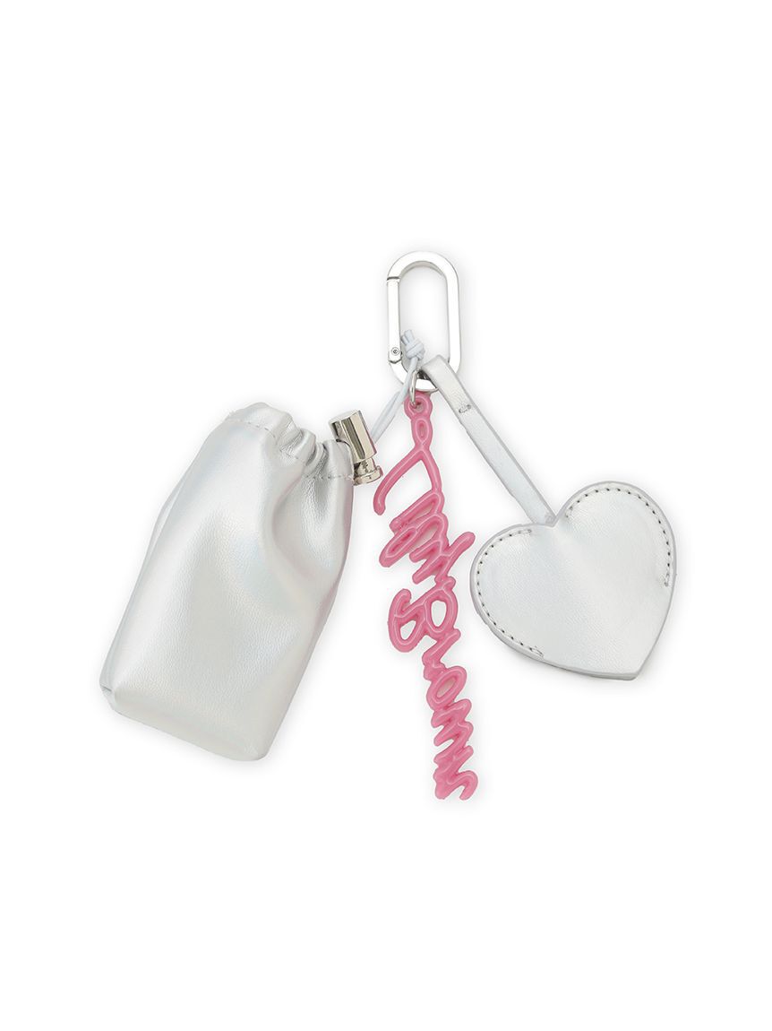 LILY BROWN「リップケース付きハートキーチャーム」|キーケース|