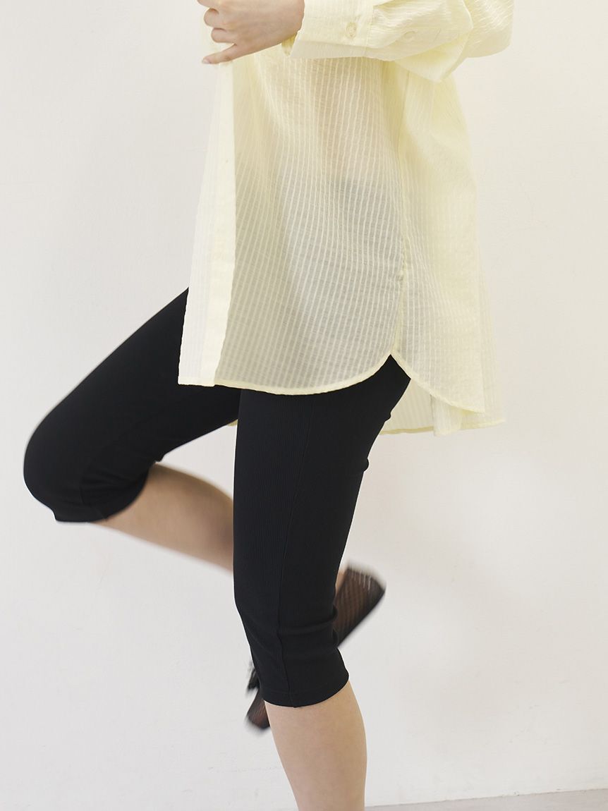 LILY BROWN「カプリパンツ」|その他|BLK