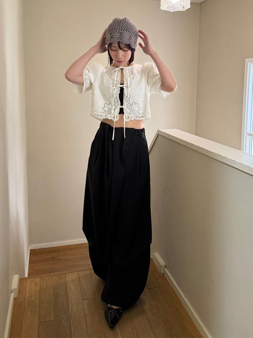 LILY BROWN「サマークロシェビーニー」|ニット帽|