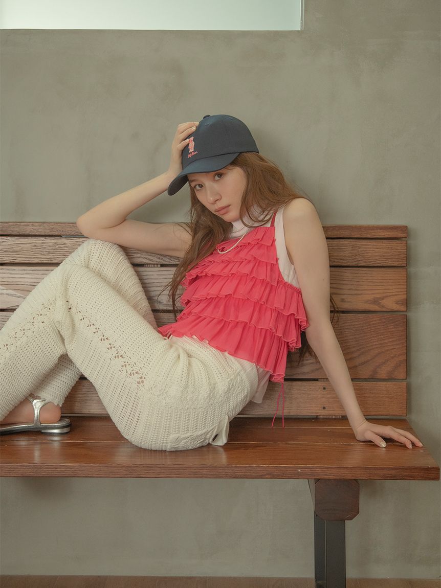 LILY BROWN「Lily Bearエンブロイダリーキャップ」|キャップ・キャスケット|