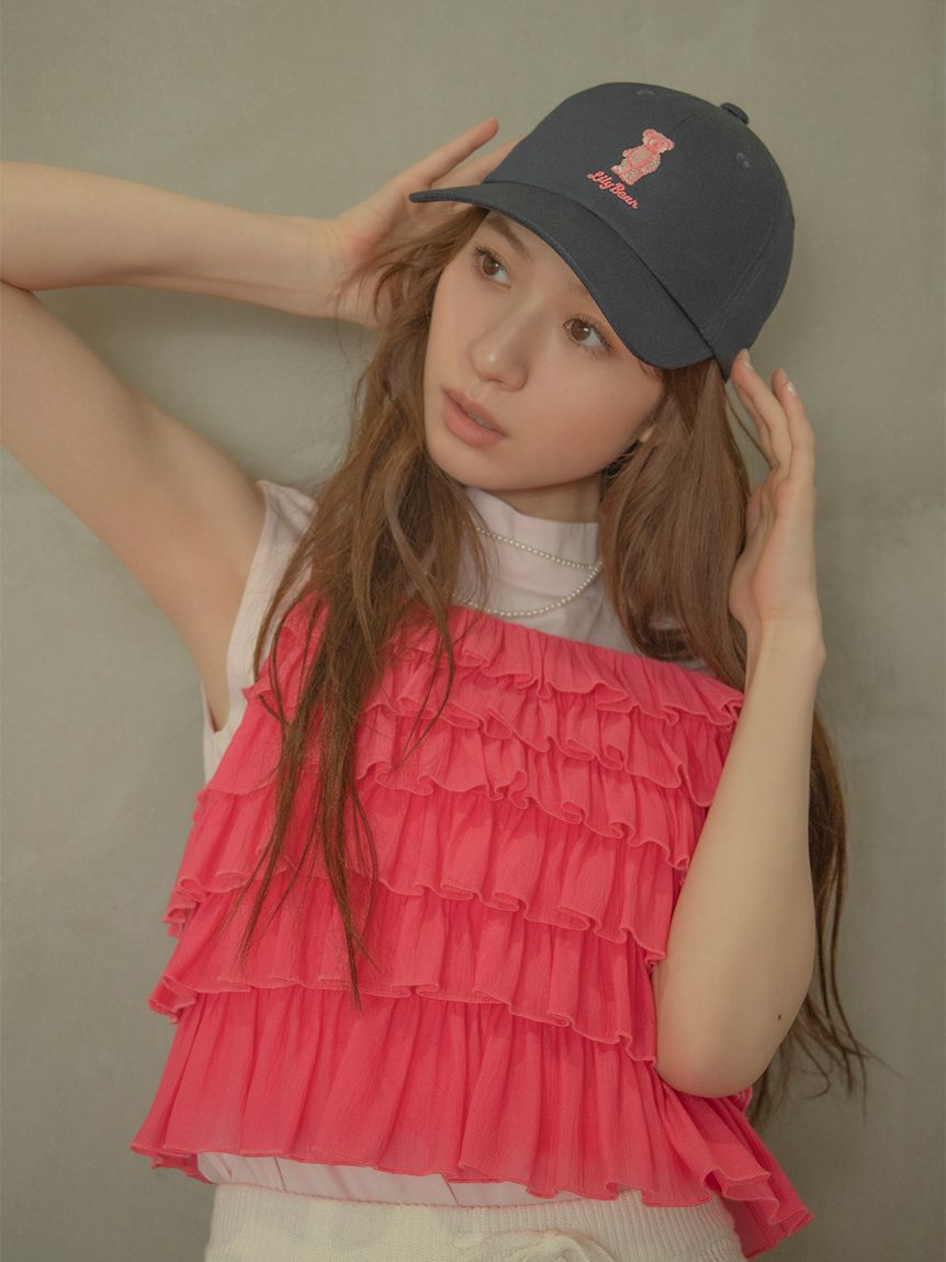 LILY BROWN「Lily Bearエンブロイダリーキャップ」|キャップ・キャスケット|
