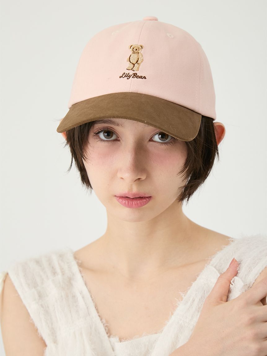 LILY BROWN「Lily Bearエンブロイダリーキャップ」|キャップ・キャスケット|PNK