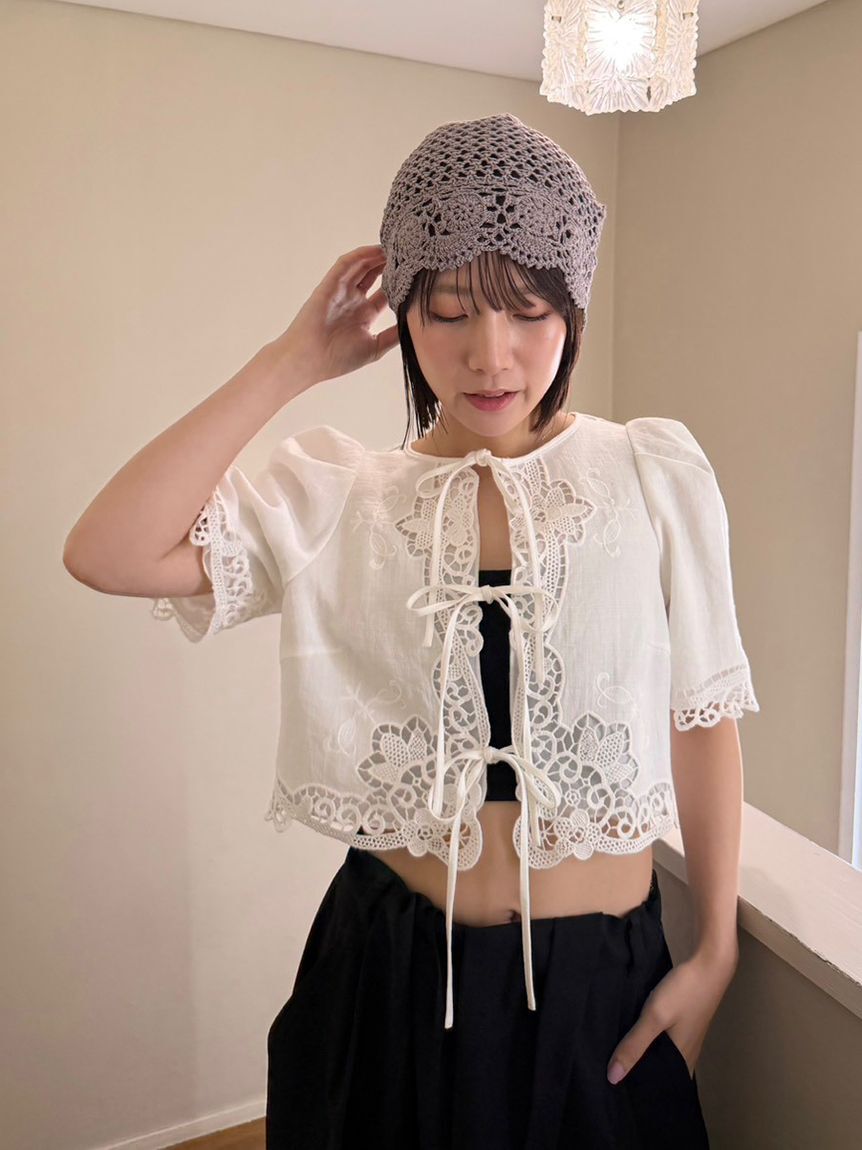 LILY BROWN Lingerie「【LILY BROWN Lingerie】バッククロスブラレット」|インナー|