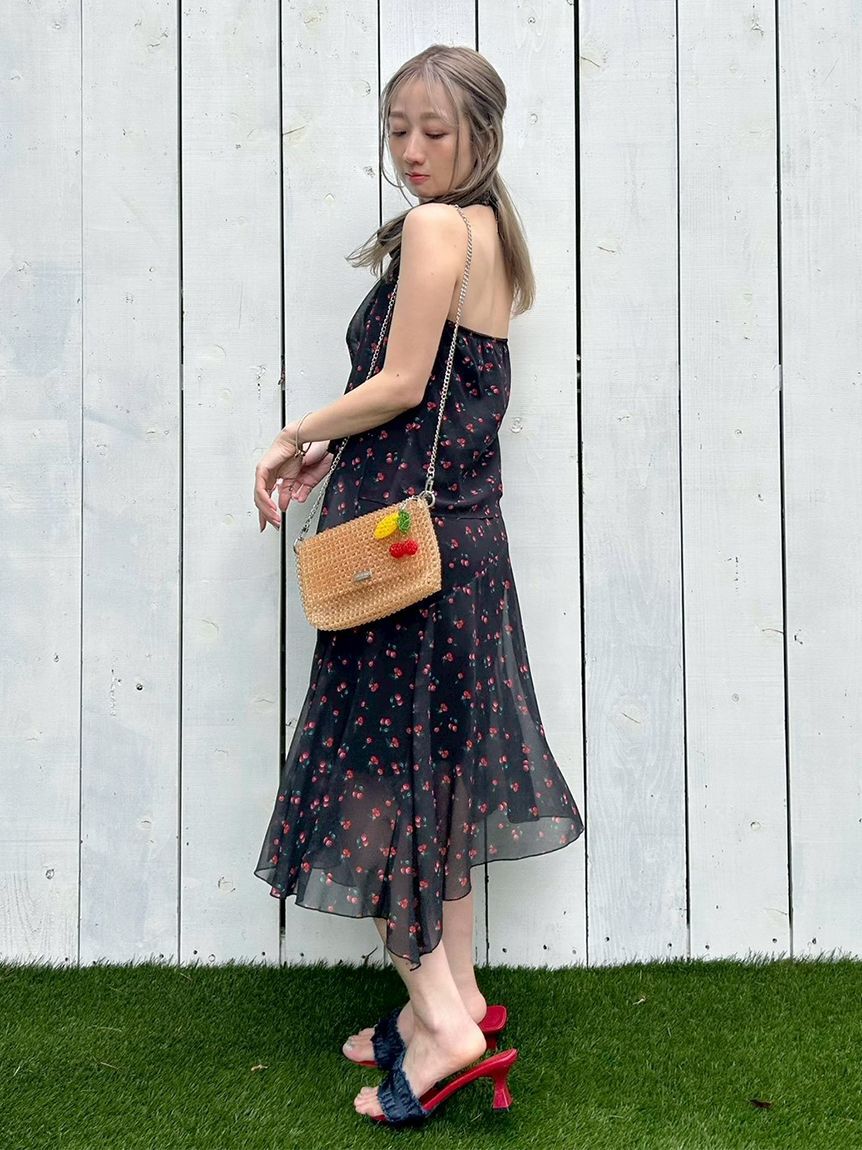 LILY BROWN「フルーツシフォンスカート」|スカート|