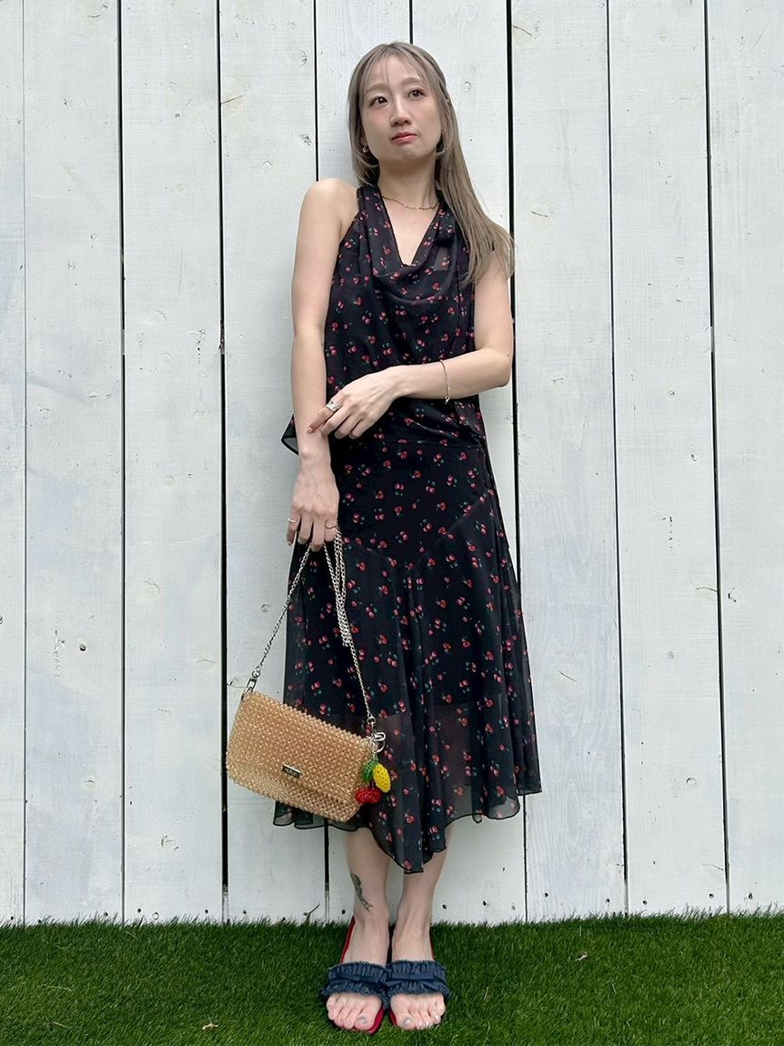 LILY BROWN「フルーツシフォンスカート」|スカート|