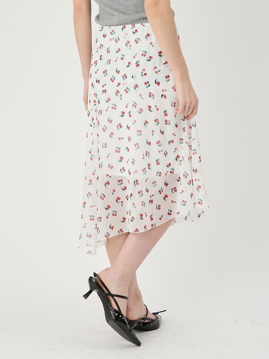 LILY BROWN「フルーツシフォンスカート」|スカート|