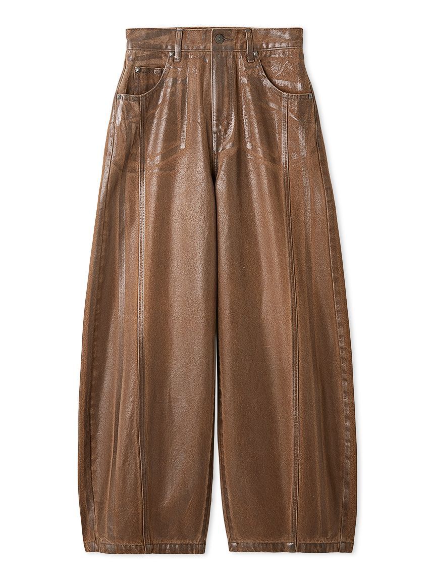 LILY BROWN「ホイルカーブデニムパンツ」|デニム|