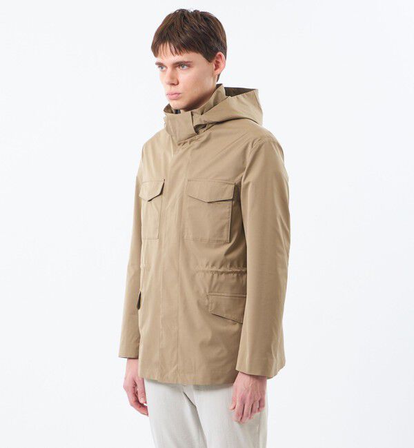 MACKINTOSH PHILOSOPHY「ツイルストレッチ BELFAST（ベルファスト）ミリタリーパーカ」|ブルゾン・スタジャン|