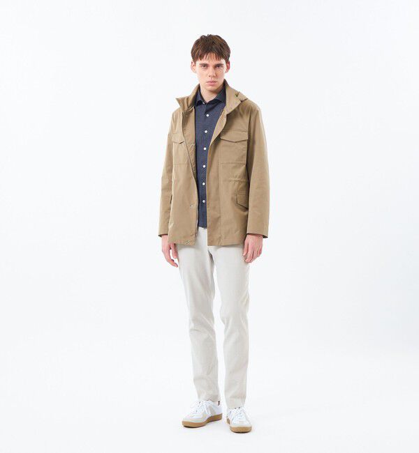 MACKINTOSH PHILOSOPHY「ツイルストレッチ BELFAST（ベルファスト）ミリタリーパーカ」|ブルゾン・スタジャン|