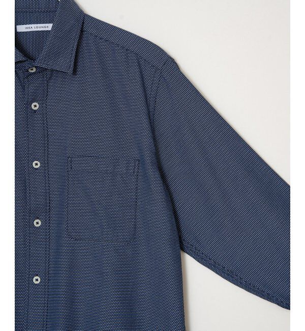 IKKA LOUNGE「デニムライクスイスカラーシャツ」|シャツ・ブラウス|