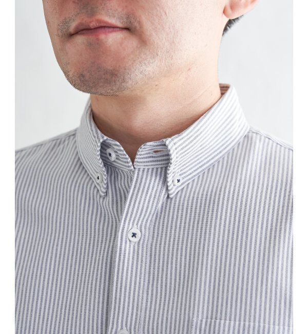 ikka「【吸水速乾】イージーケアオックスボタンダウンシャツ」|シャツ・ブラウス|