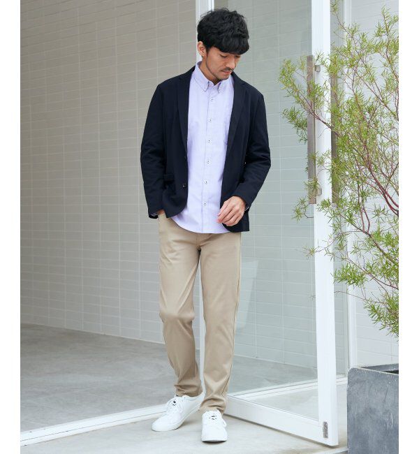 ikka「【吸水速乾】イージーケアオックスボタンダウンシャツ」|シャツ・ブラウス|