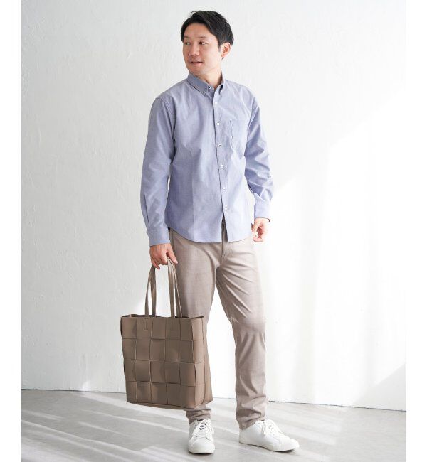 ikka「【吸水速乾】イージーケアオックスボタンダウンシャツ」|シャツ・ブラウス|