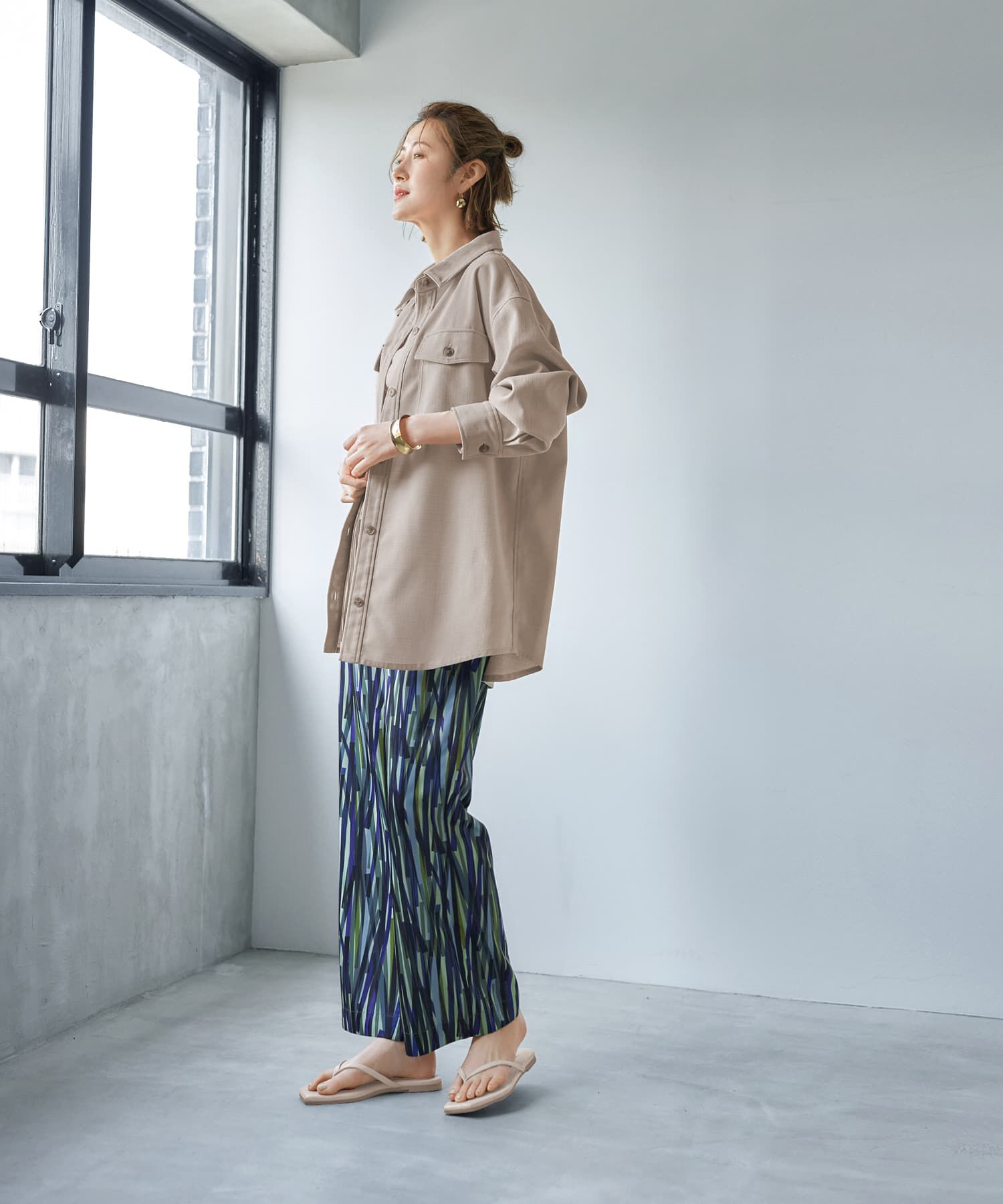 STYLE DELI「凹凸生地のシャツジャケット」|その他|