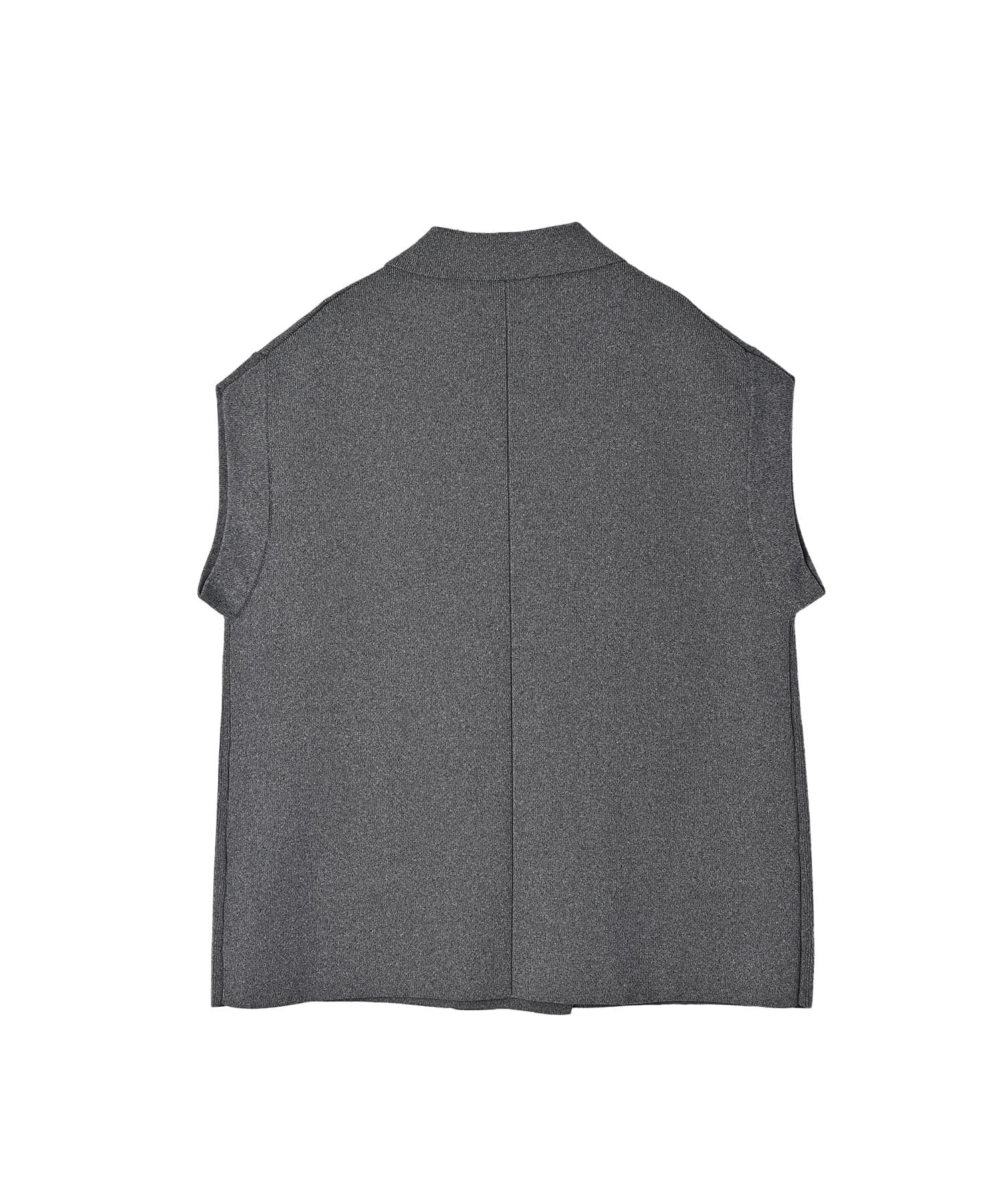 STYLE DELI「【BLK001】オーバーサイズニットジレ」|ベスト・ジレ|