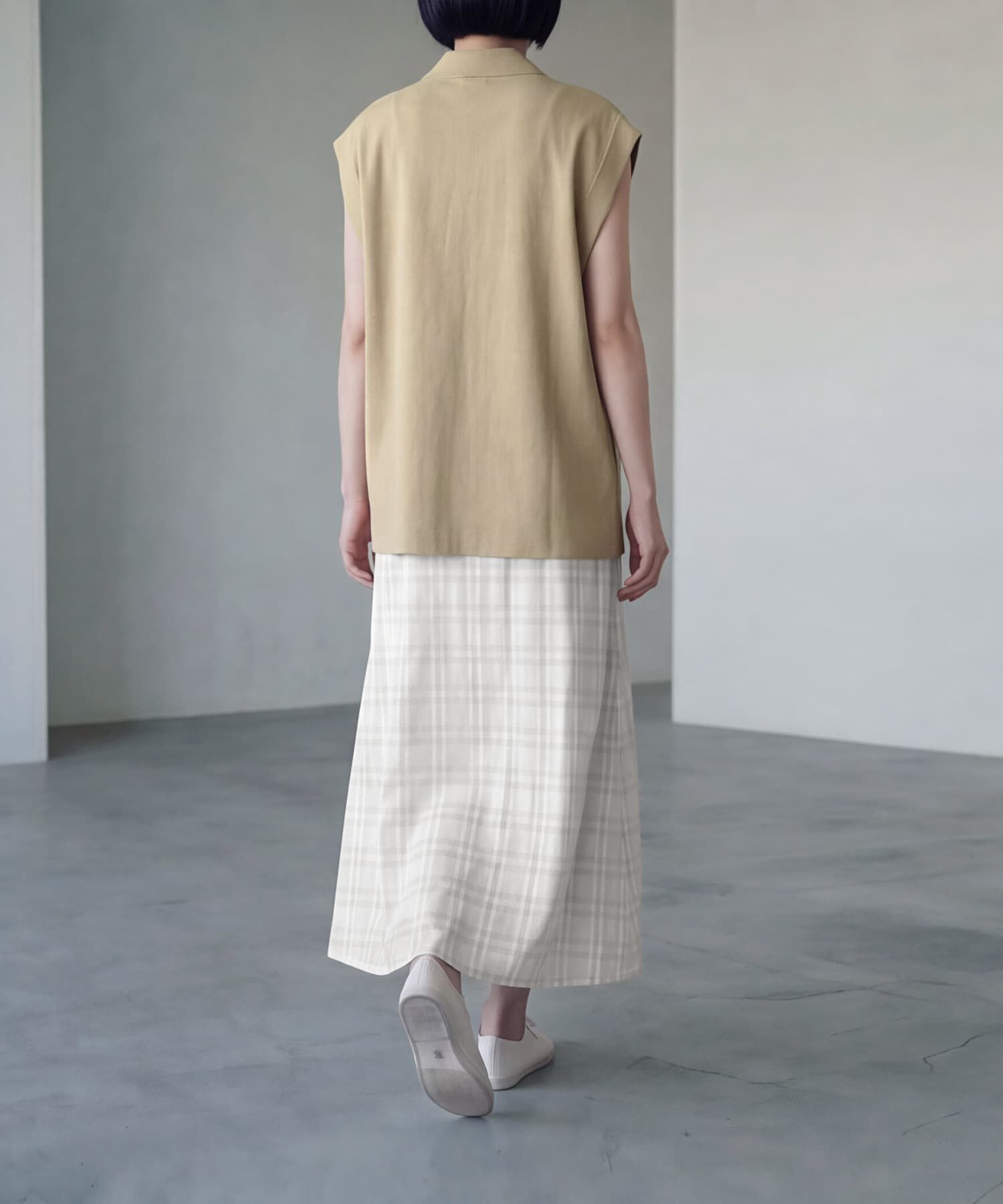 STYLE DELI「【BLK001】オーバーサイズニットジレ」|ベスト・ジレ|