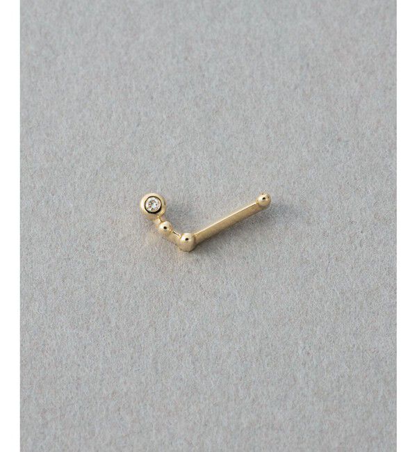 ete「[ゾディアック] K10YG ダイヤモンド ピアス /おひつじ座」|ピアス|イエローゴールド
