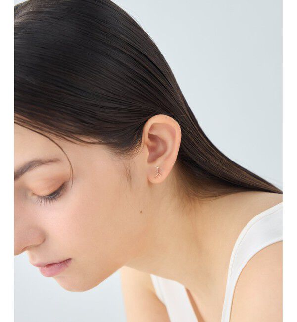 ete「[ゾディアック] K10YG ダイヤモンド ピアス /かに座」|ピアス|