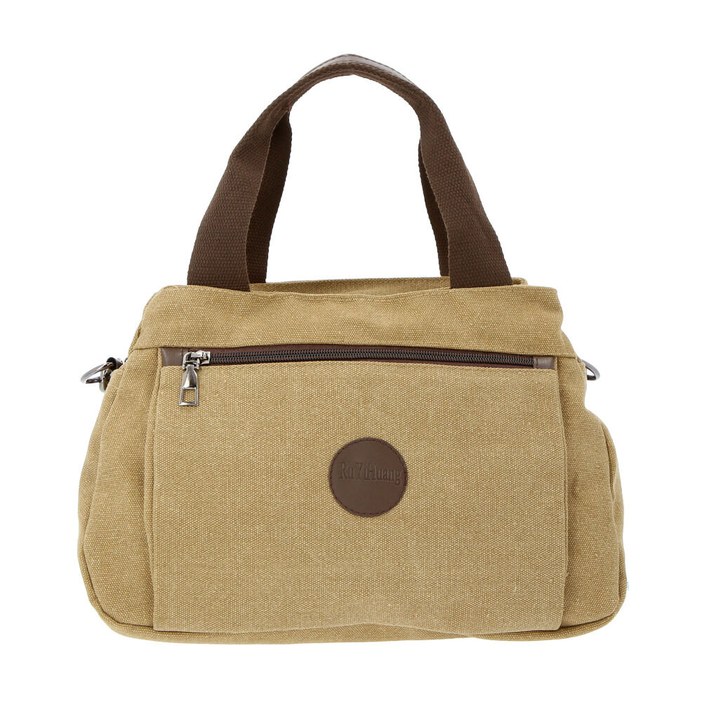 BACKYARD FAMILY「ショルダーバッグ レディース 斜めがけ 通販 トートバッグ 肩掛けカバン キャンバス 横長」|ショルダー・メッセンジャー|ベージュ1