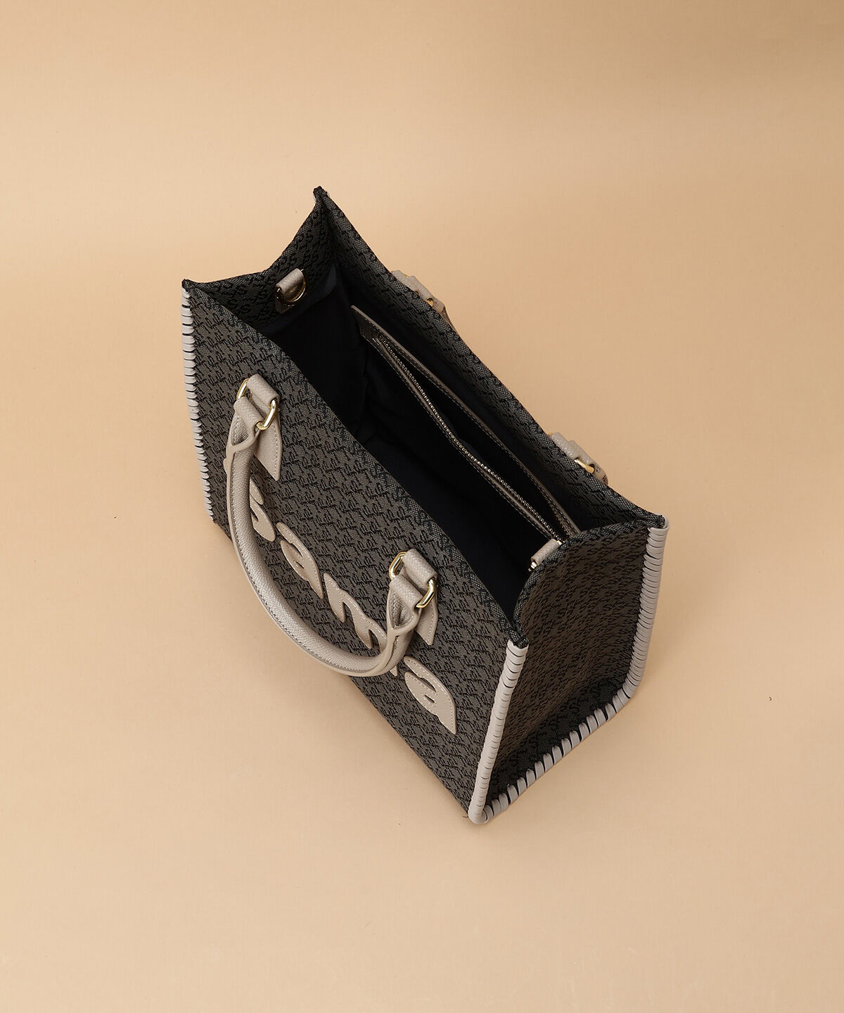 Samantha Thavasa「ST Jacquard サマタバスクエアトートバッグ」|トートバッグ|